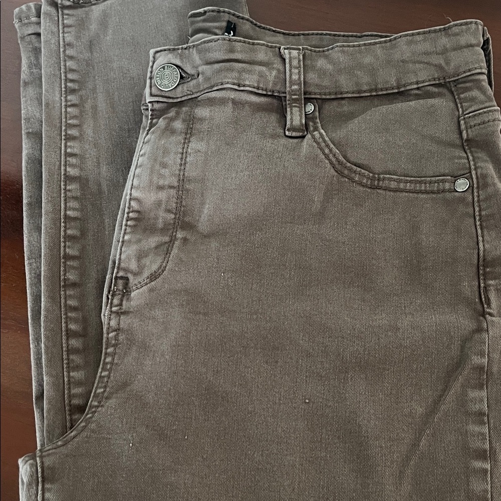 Buffalo David Bitton Straight-Leg Pants in Olive